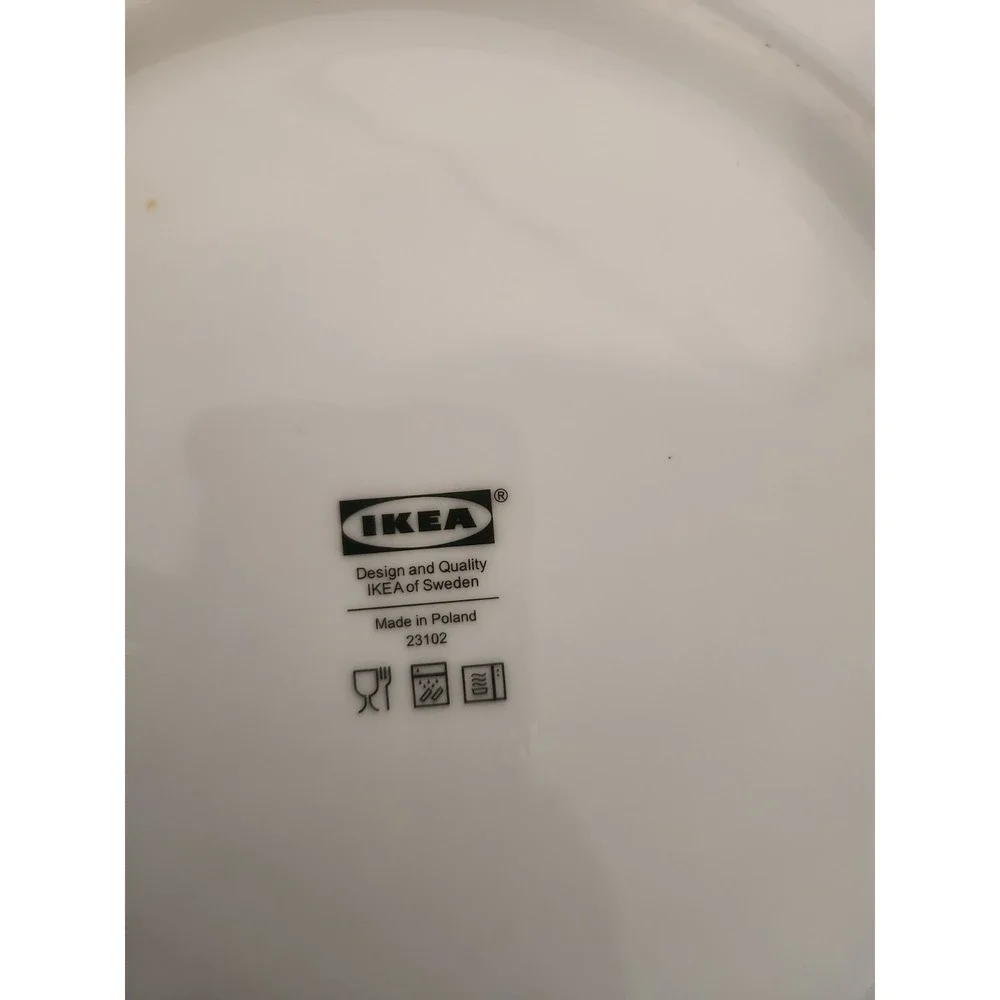 IKEA Spridd Punctuation Marks‎ Pattern Dinner Plate 11